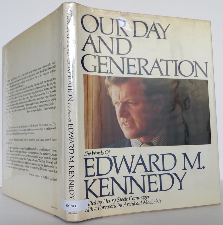 Item #1412622 Our Day And Generation. Edward M. Kennedy.