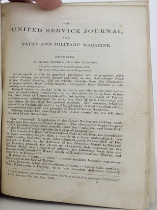 The United Service Journal and Navy and Military Magazine