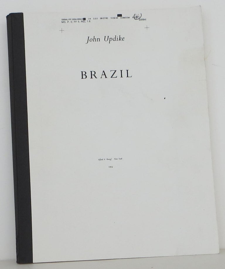 Item #1503103 Brazil. John Updike.
