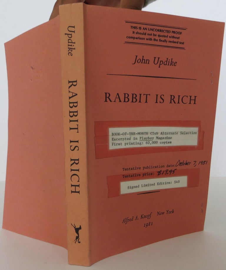 Item #1506063 Rabbit is Rich. John Updike.
