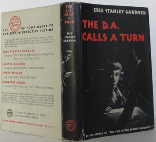 Item #1507237 The D. A. Calls a Turn. Erle Stanley Gardner