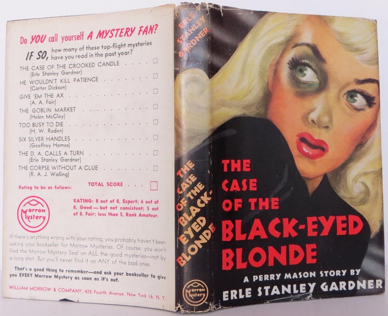Item #1507260 The Case of the Black-Eyed Blonde. Erle Stanley Gardner.
