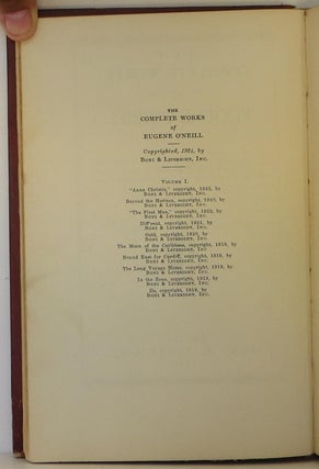 The Complete Works of Eugene O'Neill