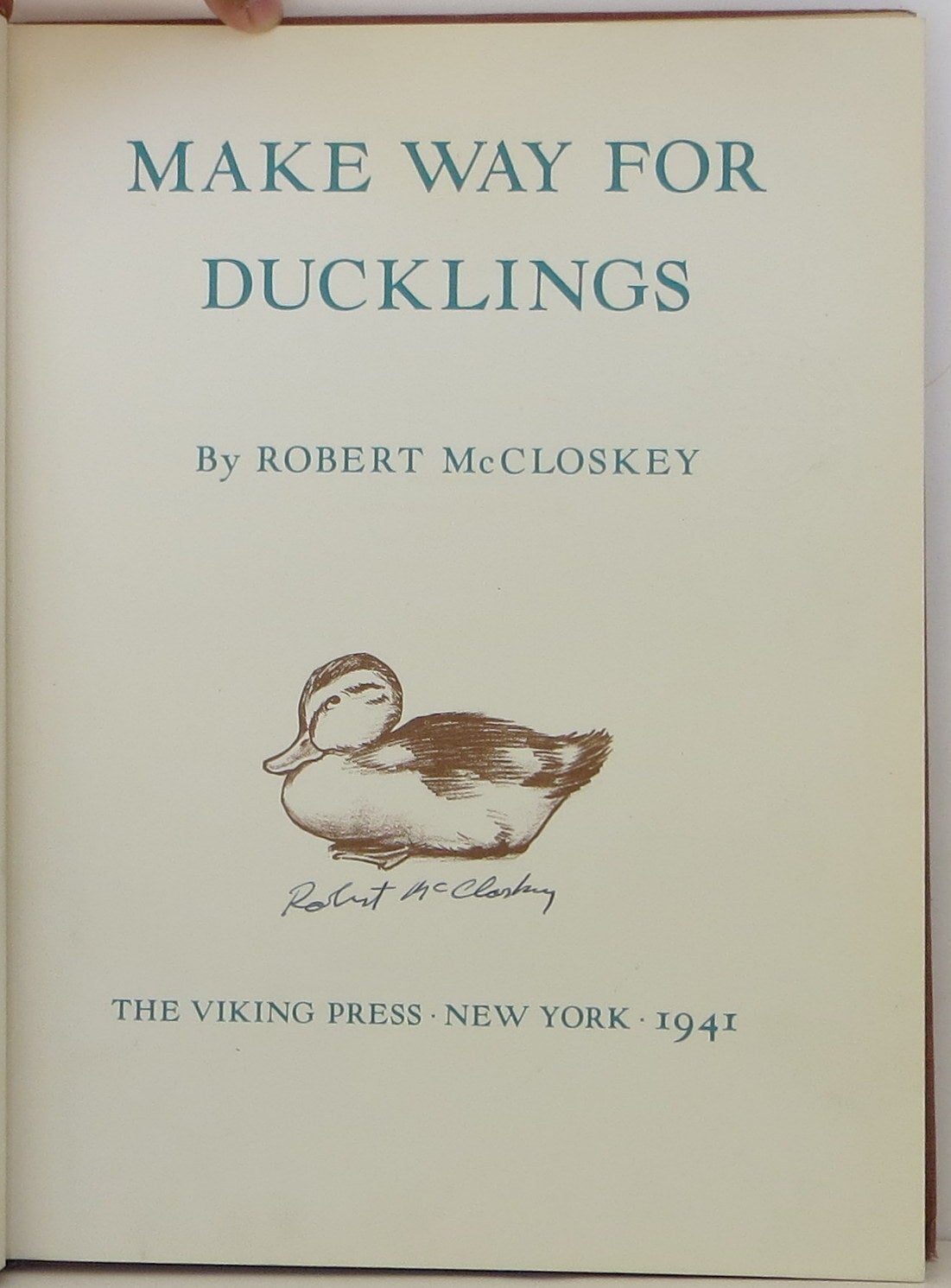 Make Way for Ducklings | Robert McCloskey | 3rd Edition