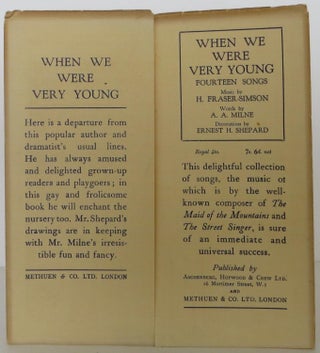 When We Were Very Young