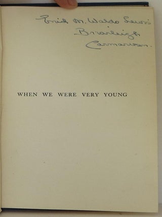 When We Were Very Young
