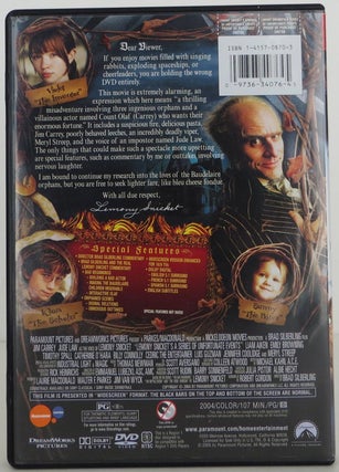 Lemony Snicket's a Series of Unfortunate Events (Widescreen Edition)