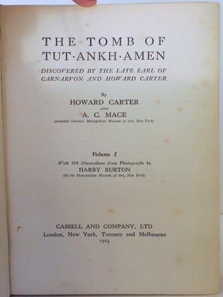 The Tomb of Tutankhamen
