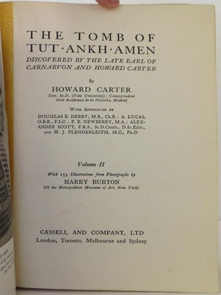The Tomb of Tutankhamen