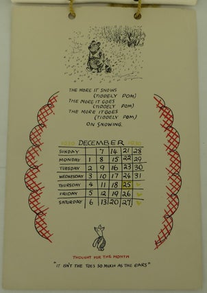 the Pooh Calendar