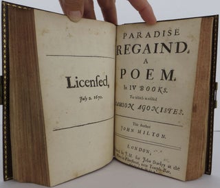 Paradise Lost (2nd edition) and Paradise Regained (1st edition)