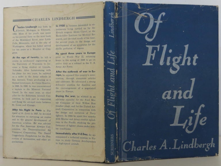 Item #1611002 Of Flight and Life. Charles A. Lindbergh.