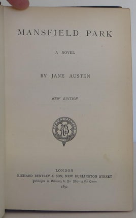 Austen's Novels, Pride and Prejudice and five others