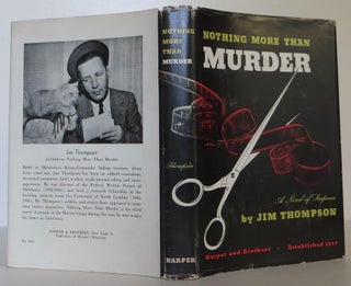 Item #1711023 Nothing More Than Murder. Jim Thompson