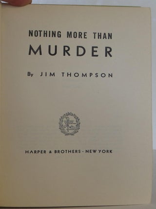 Nothing More Than Murder