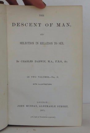 Descent of Man, Vol. II