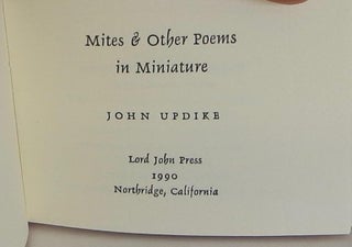 Mites and Other Poems in Miniature