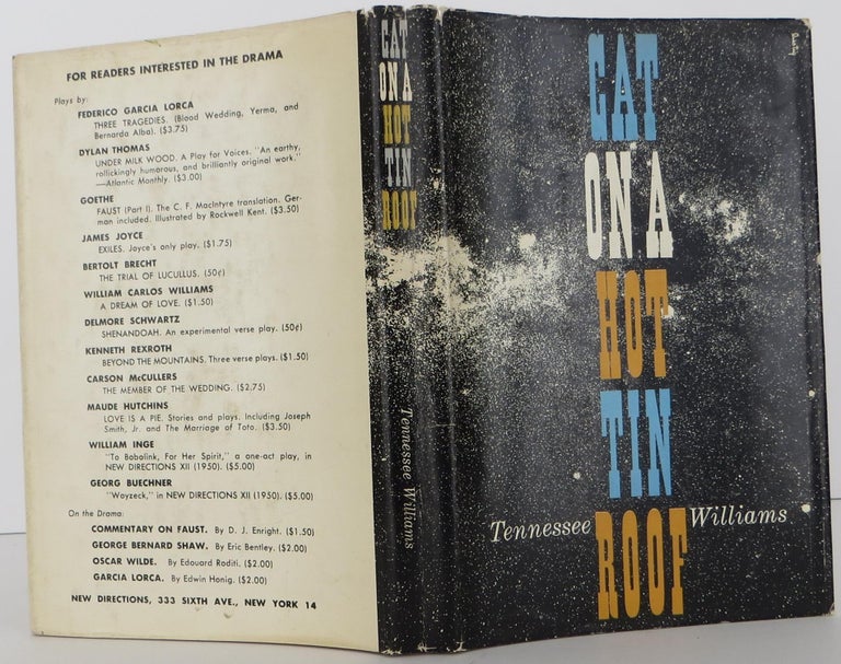 Item #1810109 Cat on a Hot Tin Roof. Tennessee Williams.