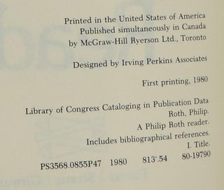 A Philip Roth Reader
