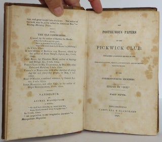 The Posthumous Papers of the Pickwick Club