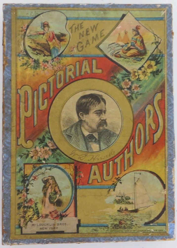 Item #1910023 Pictorial Authors. Thoreau Didiens, et. al, Stowe, Emerson.