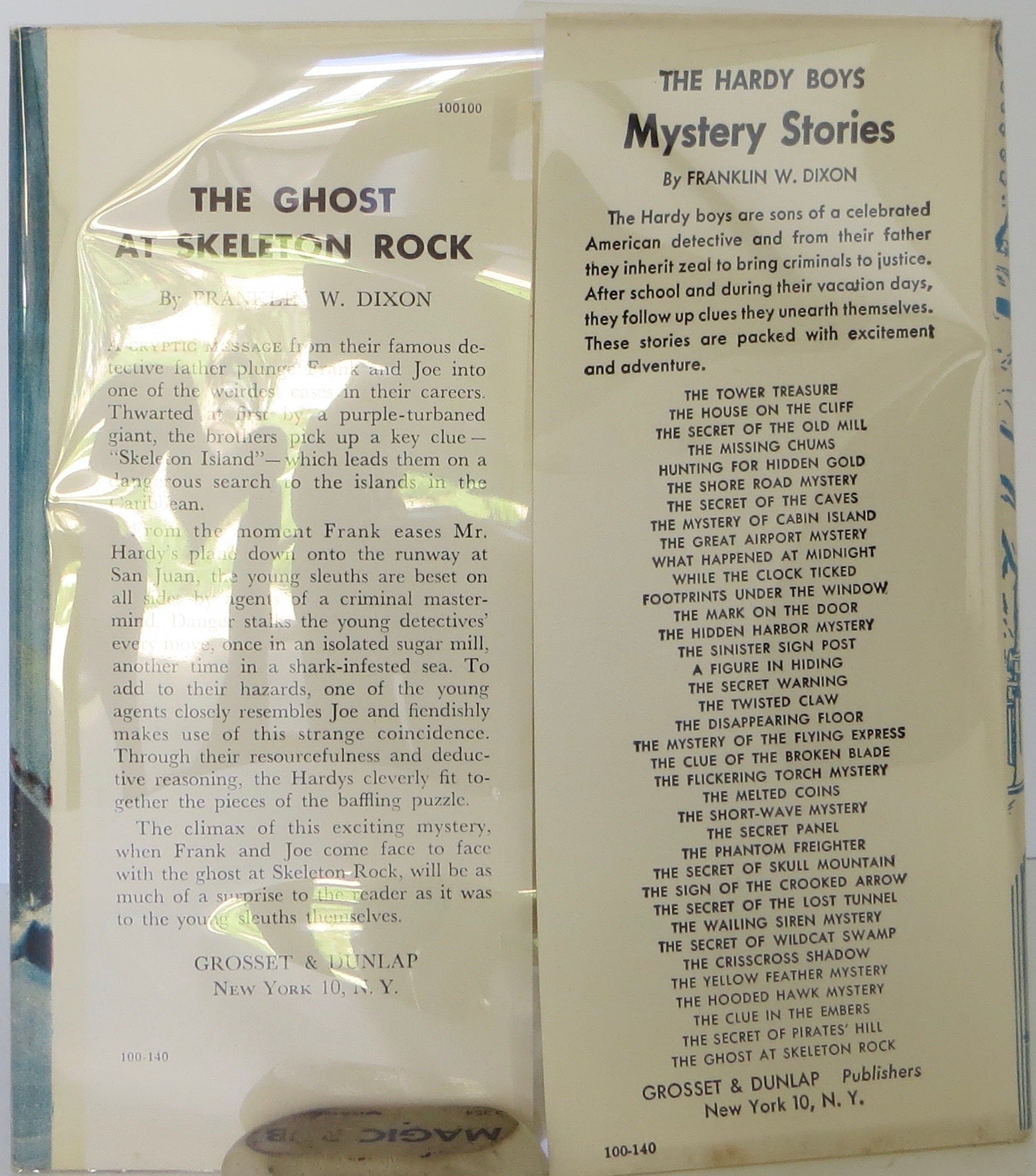 thumbnail image 2 of The Ghost At Skeleton Rock – Hardy Boys Book 37 – Hardcover – Franklin W. Dixon – GOOD 2 of 2