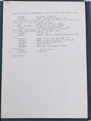 First Steps on the Moon-Apollo 11 Mission Commentary 7-20-1969