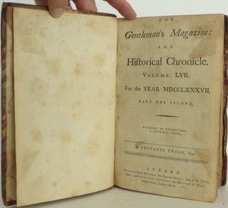 The Gentleman's Magazine 1787 (with first English printing of US Constitution)