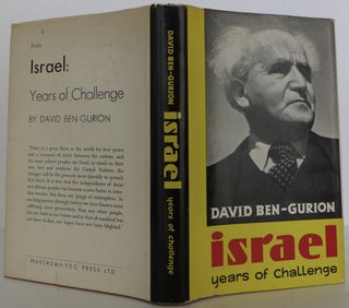 Item #2102008 Israel Years of Challenge. David Ben-Gurion