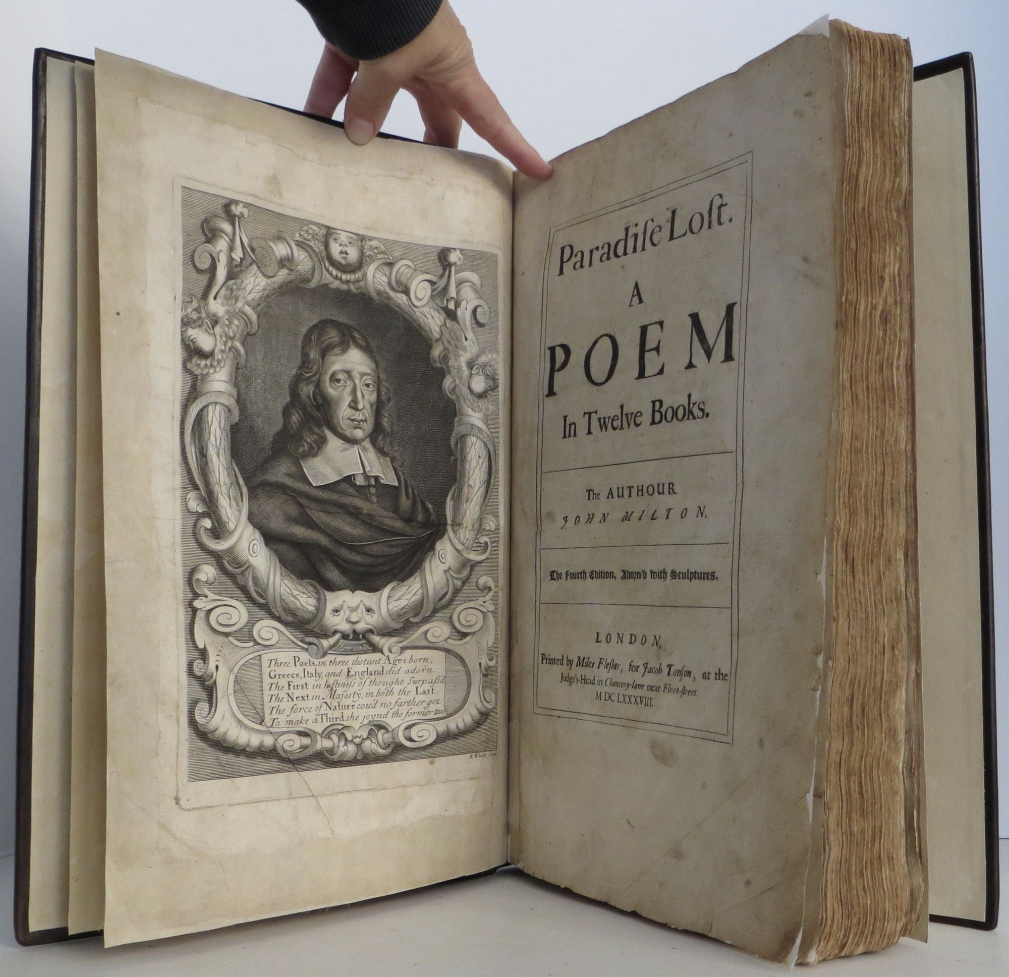 1688 Edition, John Milton's Paradise Lost