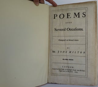 Poems Upon Several Occasions and Notes On Paradise Lost