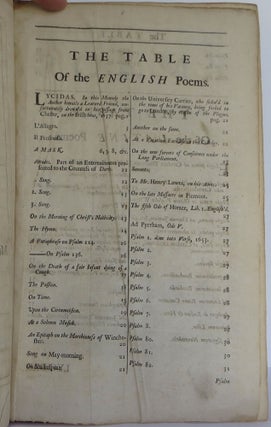 Poems Upon Several Occasions and Notes On Paradise Lost