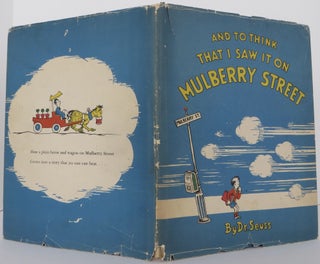 Item #2104202 And to Think That I Saw it on Mulberry Street. Seuss Dr