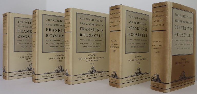 Item #2105003 The Public Papers and Addresses Of Franklin D. Roosevelt, 5 Volumes. Franklin D. Roosevelt.