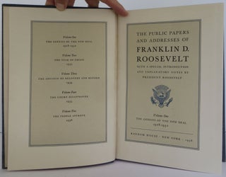The Public Papers and Addresses Of Franklin D. Roosevelt, 5 Volumes