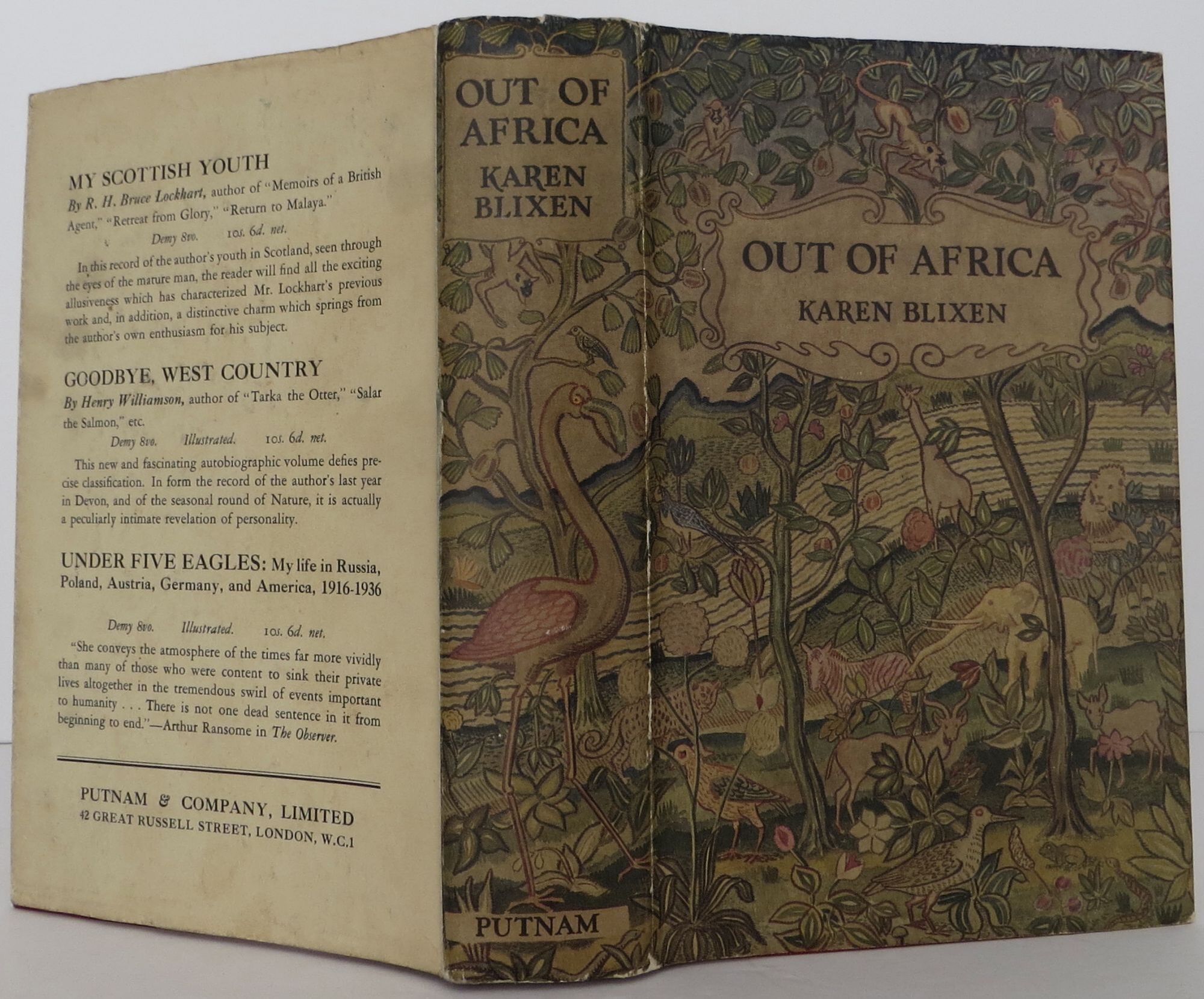 Out Of Africa Karen Blixen
