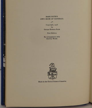 Babe Ruth's Own Book of Baseball