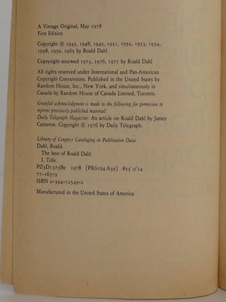 The Best of Roald Dahl