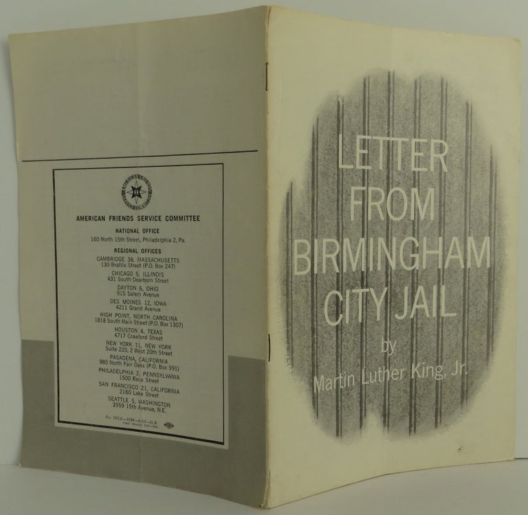 Item #2111002 Letter from Birmingham City Jail. Martin Luther King.