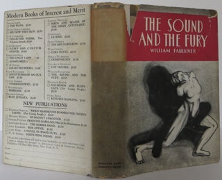 Item #2111029 The Sound and the Fury. William Faulkner