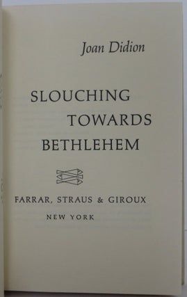 Slouching Toward Bethlehem