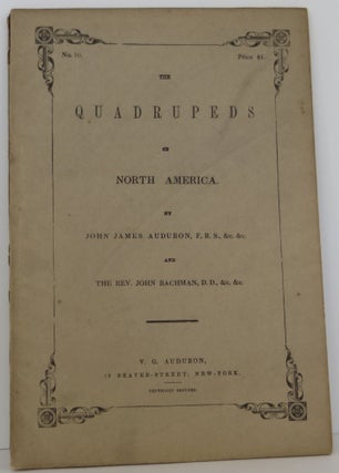 Item #2202114 The Quadrupeds of North America. John James Audubon, John Rev. Bachman