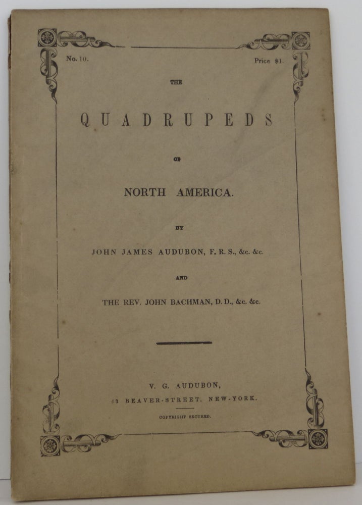 Item #2202114 The Quadrupeds of North America. John James Audubon, John Rev. Bachman.