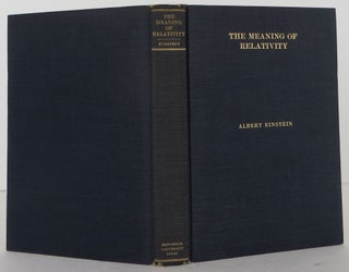 Item #2203024 The Meaning of Relativity. Albert Einstein