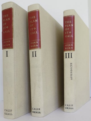 Item #2205319 The Plan of St. Gall: A Study of the Architecture and Economy of, and Life in a...