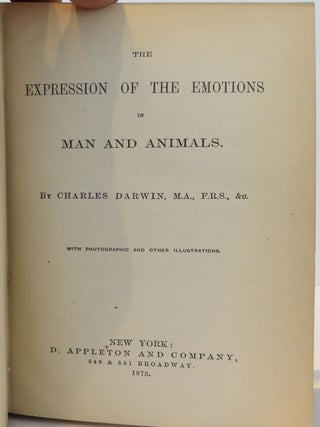 The Expression of the Emotions in Man and Animals