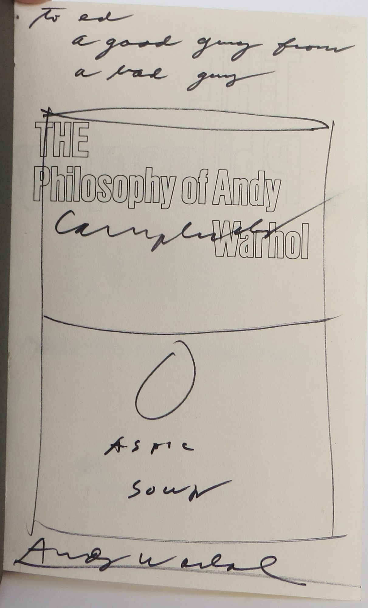 The Philosophy Of Andy Warhol | Andy Warhol | First