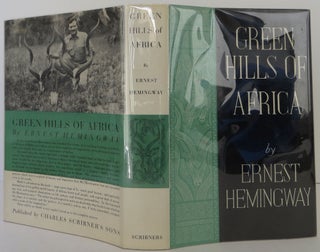 Item #2210317 Green Hills of Africa. Ernest Hemingway