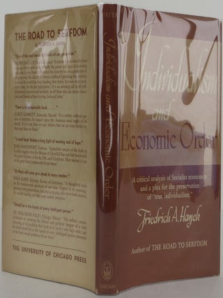 Item #2211108 Individualism and Economic Order. Friedrich Hayek