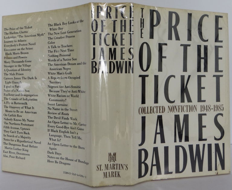 Item #2303103 The Price of the Ticket. James Baldwin.